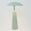 wiederaufladbare LED Tischlampe 70s-Style grün H. 36cm Produktbild-Vorschau 5