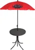 4tlg Kinder Campingmöbel Set Outdoor Campingstuhl Tisch Sonnenschirm Produktbild-Vorschau