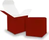 itenga Würfelbox aus Karton 5x5cm dunkelrot Gastgeschenk Produktbild-Vorschau 1