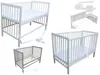 Kinderbett - Beistellbett - Babybett 120x60cm mit Matratze, Produktbild-Vorschau 10