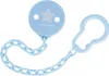 A light blue pacifier clip with a star design and the brand name 'Canpol babies' is shown against a white background. Náhled obrázku produktu