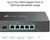 TP-Link TL-ER7206, Ethernet WAN, Gigabit Ethernet, Čierna Náhľad obrázku produktu 8