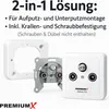 PremiumX PX3 Antennendose 3-Fach Enddose Antennen-Dose Produktbild-Vorschau 3