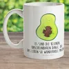 Mr. & Mrs. Panda Plastikbecher Avocado Kern - Weiß - Produktbild-Vorschau 2