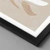 Gerahmtes Poster - Schwarzer Rahmen - Minimalismus Frau Produktbild-Vorschau 2