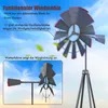COSTWAY Windrad, Höhe 253cm, wetterfeste Windmühle Metall, Produktbild-Vorschau 5
