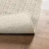 vidaXL Tapis ZIZUR Crème 120x120 cm Aspect jute Intérieur Voir les images du produit 6