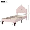 okwish Polsterbett 90*200cm, mit Lattenrost und Kopfteil, Produktbild-Vorschau 6
