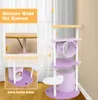 COSTWAY, árbol para gatos de 158 cm, con cueva para gatos, Vista previa de la imagen del producto 5