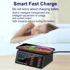 X9 100 W 8-Port-Ladestation USB-Ladegeraet-Hub Kabellose Produktbild-Vorschau 8
