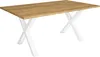 Piedi, Gambe, Supporto forma a X, Gambe del tavolo in legno Anteprima dell’immagine prodotto 3
