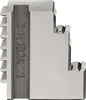 A close-up, side view of a metal lathe chuck. Podgląd zdjęcia produktu