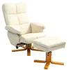HOMCOM Relaxsessel mit Hocker, Stauraum, Fernsehsessel mit Produktbild-Vorschau 1