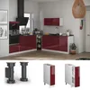 Apothekerschrank Vicco Fame-Line Bordeaux Hochglanz/Weiß 20 Produktbild-Vorschau 5