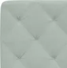 vidaXL Coussin de tête de lit gris clair 180 cm velours Voir les images du produit 9