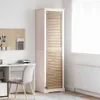 vidaXL Porte d'armoire Nature 201 x 2,1 x 49,5 cm Bois de Voir les images du produit 3