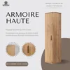 RODAN | Armoire haute - 139 cm - Marron, Chêne Craft | Voir les images du produit 2