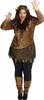 Leopard-Kapuzenkleid, Größe:50 Produktbild-Vorschau 3
