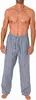 Herren Schlafanzug Pyjama Hose lang kariert aus Baumwolle ; Produktbild-Vorschau 1
