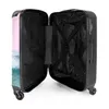 NoBoringSuitcases.com® Großer Koffer - Meer - Wellen - Rosa Produktbild-Vorschau 4