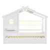Flieks Kinderbett Hausbett mit Ausziehbett 90x190cm, Produktbild-Vorschau 10