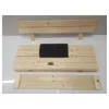 Bac à sable en bois avec bancs naturel 120cm Voir les images du produit 7