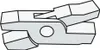 A close-up, isolated illustration of a pair of pliers. Anteprima dell’immagine prodotto