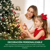 HOMAVO Árbol de Navidad Artificial 210 cm para hogar jardín Vista previa de la imagen del producto 5