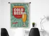 MuchoWow® Wandteppich Wandbehang Mannshöhle - Bier - Produktbild-Vorschau 4