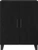 vidaXL Sideboard Schwarz Eichen-Optik 69,5 x 34 x 90 cm Produktbild-Vorschau 5