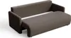 Sofa mit Schlaffunktion - Braun - Leicht zu Reinigen - mit Produktbild-Vorschau 6