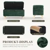 COLAMY Stoffhocker, runder Hocker mit wendbarem Produktbild-Vorschau 8