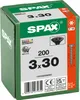 SPAX Senkkopf 3.0x 30 VG Torx 10 verzinkt schwarz mit Produktbild-Vorschau 11