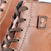 Rieker Damen Stiefelette Zierschnalle Schnürboot Ziernähte Produktbild-Vorschau 37