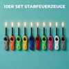 Stabfeuerzeuge 10er Set Nachfüllbar Vorgefüllt Soft-Flame | Produktbild-Vorschau 2