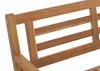 Záhradná lavička HWC-N47, 82x145x59 cm, akáciové drevo - Náhľad obrázku produktu 2