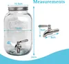 Intirilife Getränkespender 4 Liter aus Glas mit Zapfhahn - Produktbild-Vorschau 4