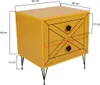 Skye Decor, Luna - Yellow, Nachttische & -schränke, Gelb, Produktbild-Vorschau 14