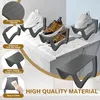 QEENTOE 10 Stück rutschfest Schuhstapler Schuhschlitze PP Produktbild-Vorschau 4