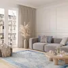 Tappeto Tapiso VALLEY Moderno a pelo corto grigio blu crema Anteprima dell’immagine prodotto 4