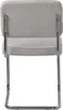 Lot de 2 chaises cantilever en velours côtelé beige MARIA Voir les images du produit 5