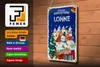 Blechschild Weihnachtsgrüße LOHNE FEST 20x30cm Produktbild-Vorschau 3