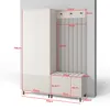 Garderoben-Set Ritmo Version 1 – gefräster Kleiderschrank Produktbild-Vorschau 7
