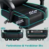 Yaheetech Gaming Stuhl mit Massagefunktion, ergonomischer Produktbild-Vorschau 5