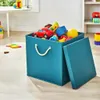 4 Stück Türkis Faltbox 30 x 30 x 30 cm Aufbewahrungsbox Produktbild-Vorschau 5