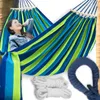 Garten-Hängematte Auf Einem Gestell 80X200 Cm Blau Produktbild-Vorschau 1
