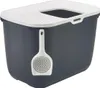 SAVIC HOP Anthrazit mit Weißem Deckel – Katzentoilette – 58 Produktbild-Vorschau 3