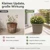Pflanztopf Fiona Taupe Ø 25cm - Frostsicher & UV-Beständig Produktbild-Vorschau 6