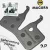2x Magura MT Original Fahrrad MTB Bremsbeläge 9.P Produktbild-Vorschau 5