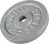 Gorilla Sports Liatinový záťažový kotúč, strieborný, 5 kg Náhľad obrázku produktu 1